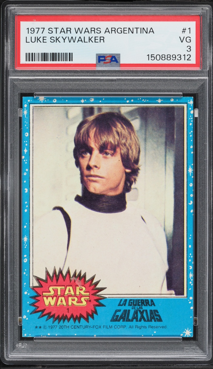 1977 Star Wars Argentina Luke Skywalker #1