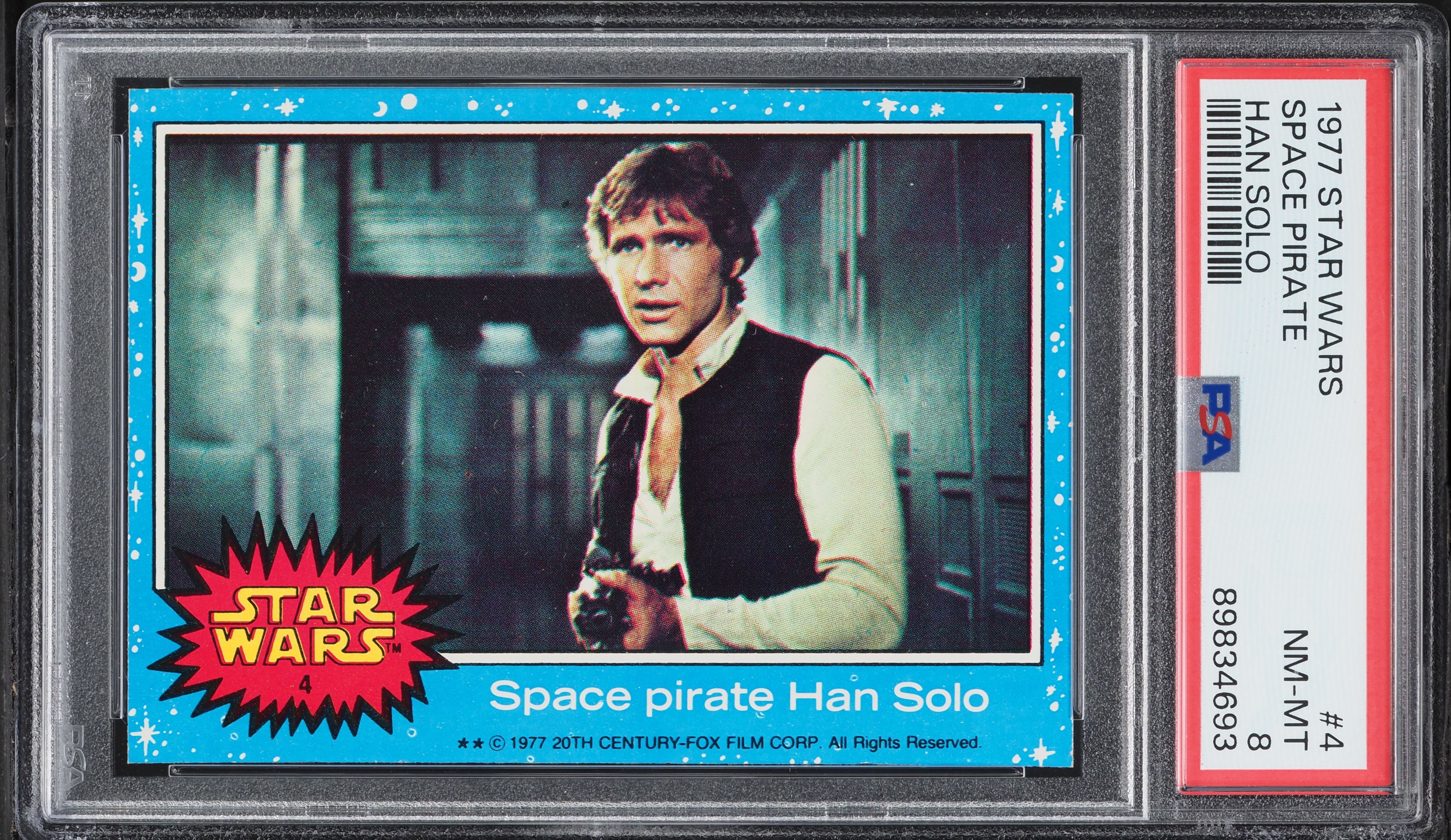 1977 Topps Star Wars Space Pirate Han Solo #4