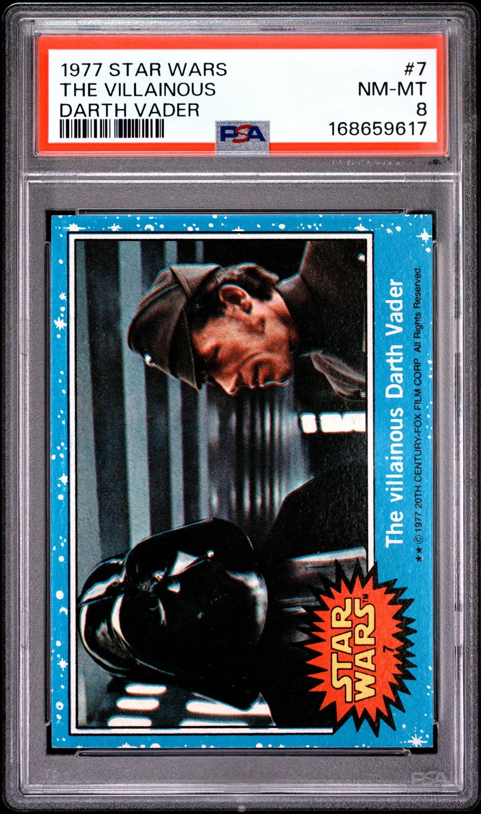 1977 Topps Star Wars The Villainous Darth Vader #7