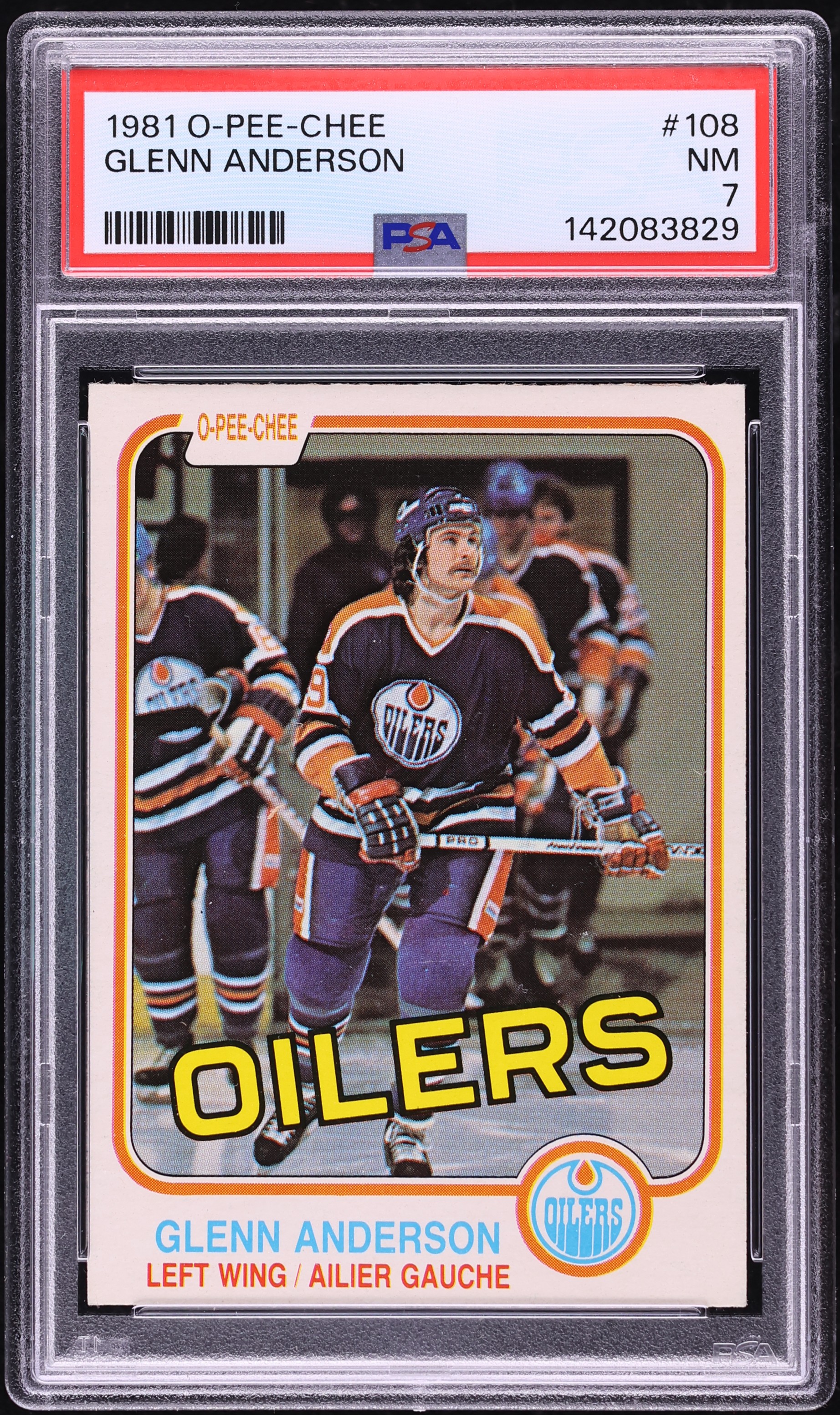 1981-82 O-Pee-Chee Glenn Anderson #108