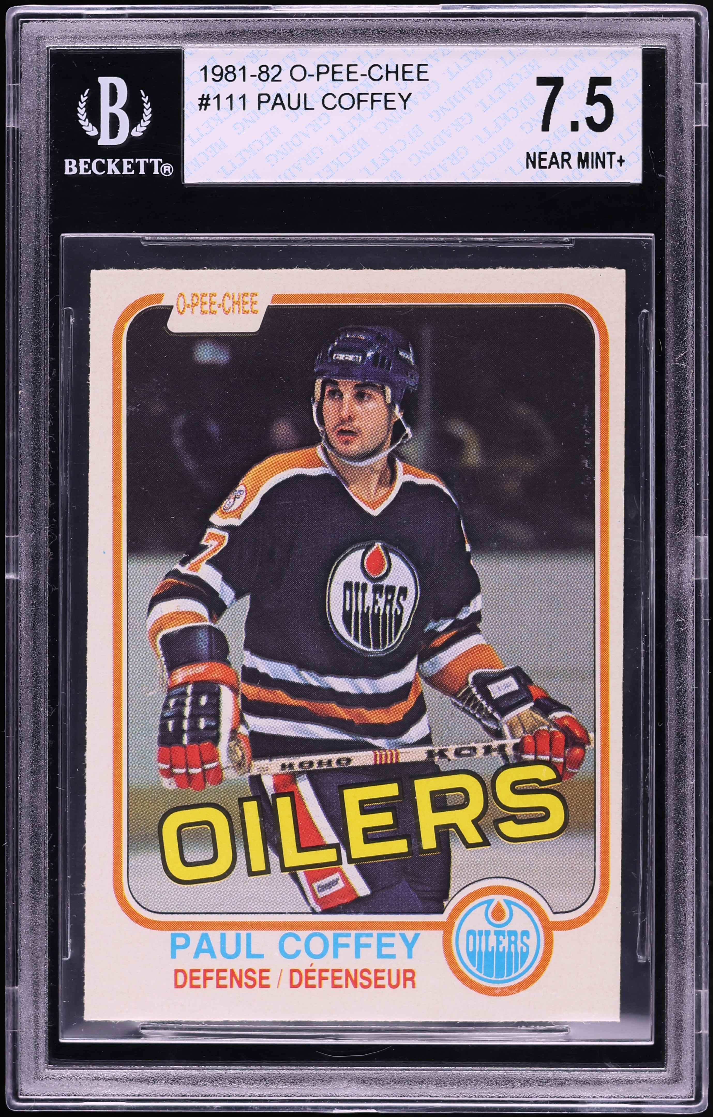 1981-82 O-Pee-Chee Paul Coffey #111