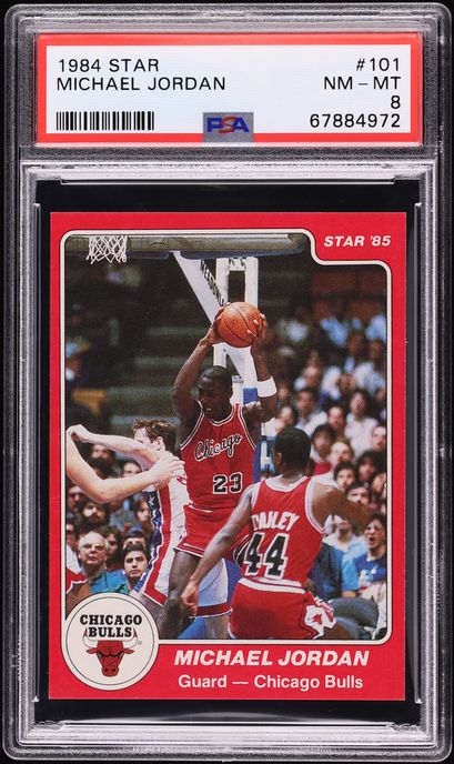 1984-85 Star Michael Jordan #101
