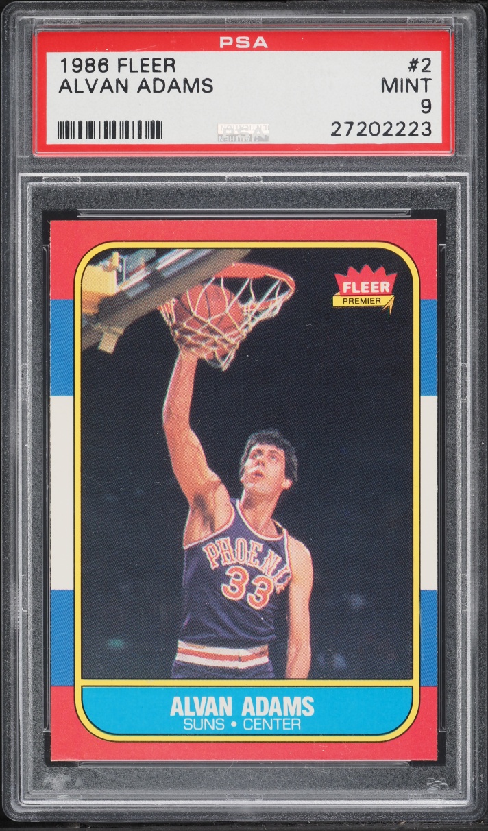 1986-87 Fleer Alvan Adams #2
