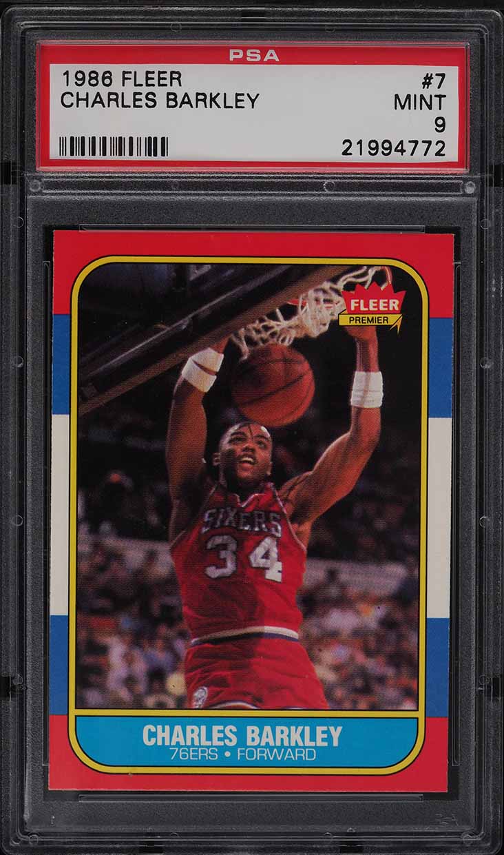 1986-87 Fleer Charles Barkley #7