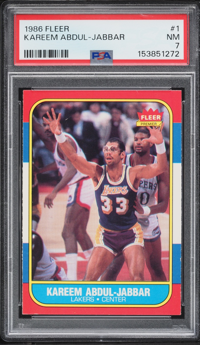 1986-87 Fleer Kareem Abdul-Jabbar #1