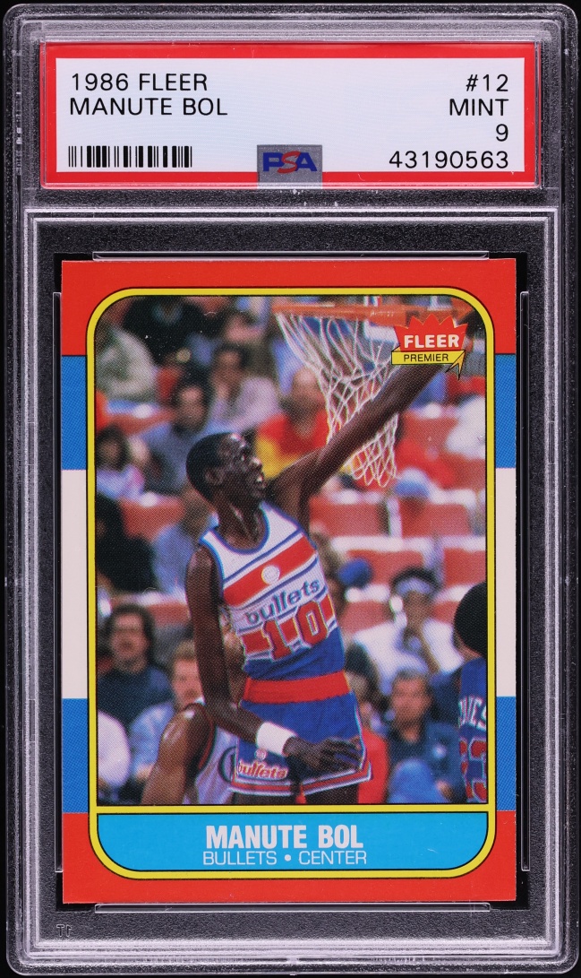 1986-87 Fleer Manute Bol #12