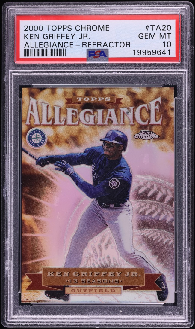 2000 Topps Chrome Allegiance Ken Griffey Jr. #TA20 Refractor